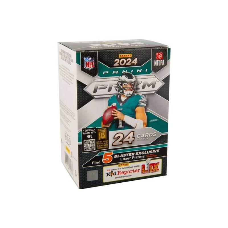 Panini Prizm football blaster box shown as an example, not a current stock listing